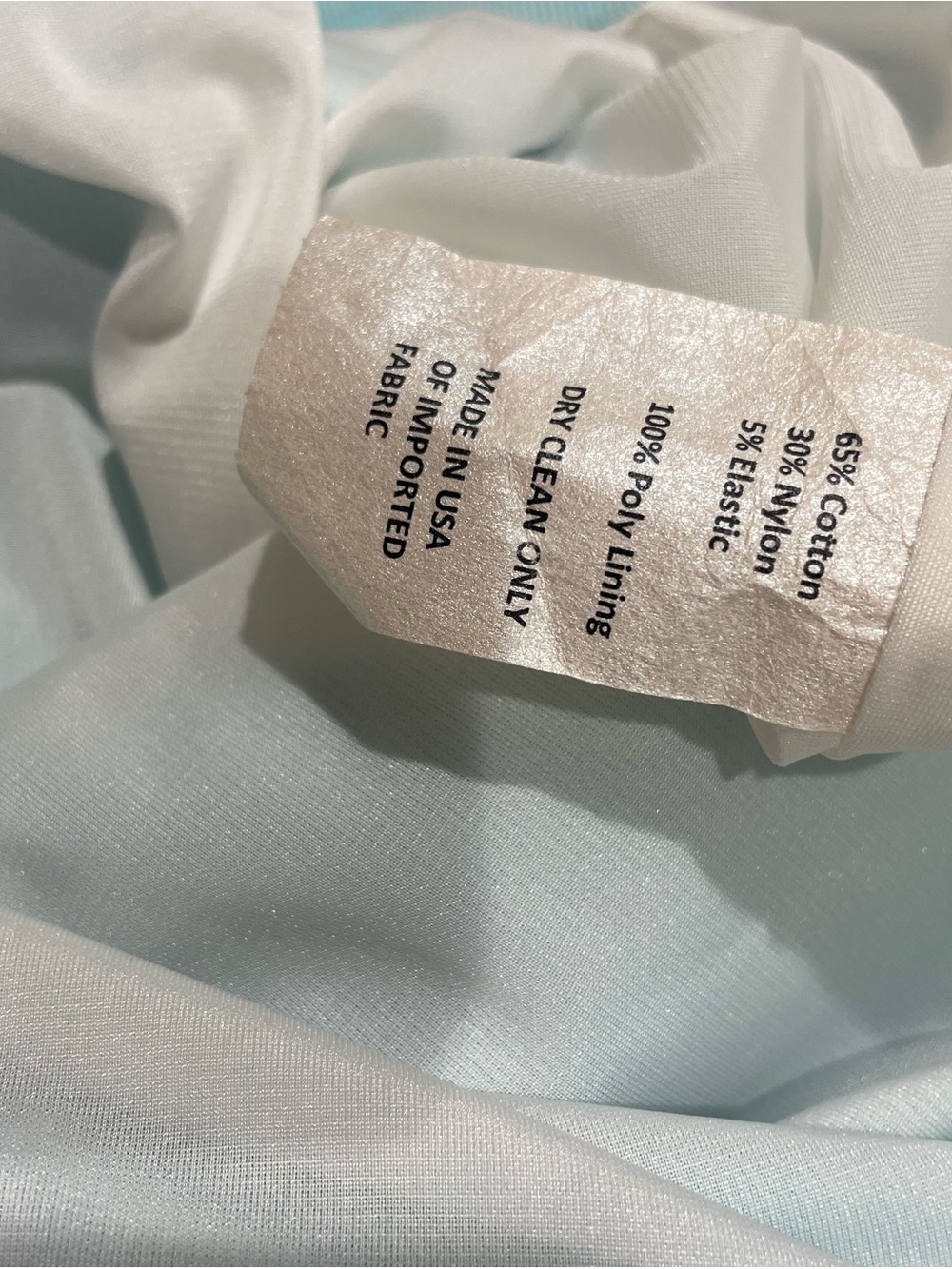 Sara Campbell Aqua Bow Sheath Dress Size 10 Made in USA - Picture 12 of 13